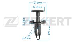 Клипса крепёжная Chrysler General Motors (миним. кол-во заказа 10 шт) be-3326