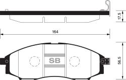 Колодки передние SP2078