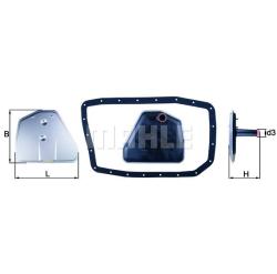 Фильтр гидравлический BMW 7 (E65  E66  E67)  BMW X3 (E83)  BMW X5 (E53) hx162d