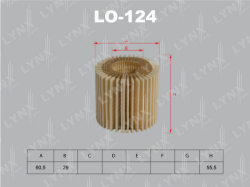 Фильтр масляный TOYOTA Avensis 1.6-2.0 08> / RAV 4 2.0 08> LO-124