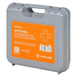 Аптечка автомобильная, новый состав МЗ РФ 260н, соотв.треб. ГАИ, пластиковый футляр с ручкой (ADMK003)