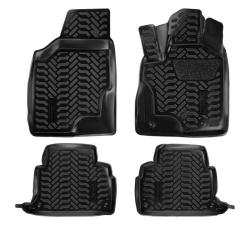 AIRLINE ACM-PS-70 Ковры для Toyota Harrier 2WD (RHD) (03-13), 4 шт., выс. борт, 3D с подпятником, ТЭП, черн.