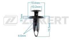 Клипса крепёжная Ford (миним. кол-во заказа 10 шт) be-2665