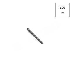 Трос нержавеющий м DIN 3055(констр.7х7) A4 100м FORTLUFT sts033187