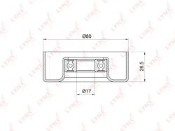 Ролик ремня приводного MITSUBISHI L200(KA/KB) 2.5D 07> PB-5141