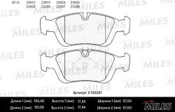 E100301 Колодки тормозные BMW E36/E46/Z3 E36/Z4 E85 98> передние SemiMetallic