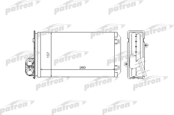 PRS2069 Радиатор отопителя