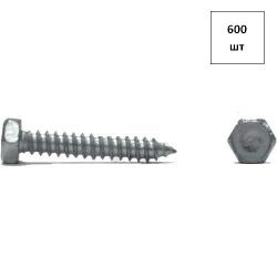 Cаморез 6.3х19 шестигр.г.DIN 7976 оц. 600шт FORTLUFT sts026893