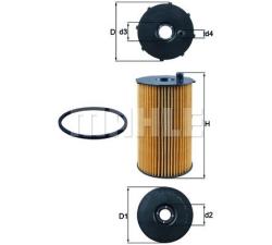 ECO Фильтр масляный ox205/2d