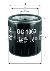 Фильтр масляный FORD 1.0-2.0 EcoBoost 10- OC1063