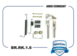 Ремкомплект задних тормозных колодок L BR.RK.1.6