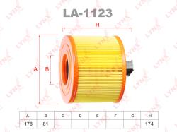 Фильтр воздушный BMW 1(E81-88) 3.0 05-12 / 3(E90) 2.5-3.0 05-11 / X1(E84) 3.0T 09> la-1123