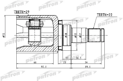 ШРУС PCV1750