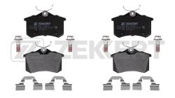 Колодки торм. диск. задн. Citroen C3 II 09- C3 Picasso 09- DS3 09- Peugeot 207 06- 207 CC 07- 2 bs-1690