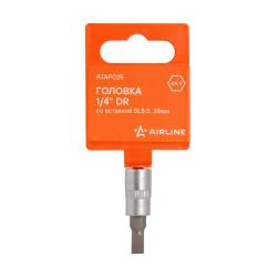 Головка 1/4" со вставкой SL5.5, L=38мм (ATAP025)