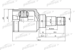 ШРУС PCV1481