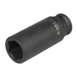 Головка ударная торцевая 3/8"DR шестигранная глубокая 17мм, L=65мм (ATAS330)