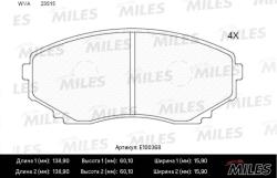 Колодки тормозные MAZDA MPV 99- передние SemiMetallic E100368