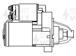 Стартер для а/м Subaru Forester SJ (13-)/Outback BS (15-) 2.0i/2.5T 1,6кВт (LSt 2203)