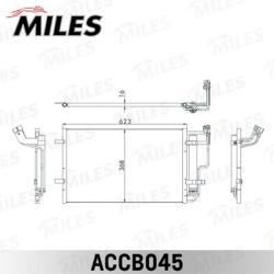 Конденсер MAZDA 3 1.6/2.0/2.2TD 09- accb045