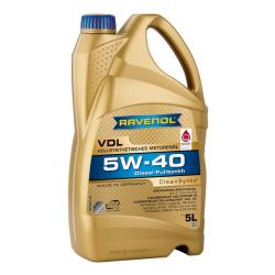 Масло моторное 5W40 RAVENOL 5л син. VDL  B3/B4  CF 1111132-005-01-999 4014835723757