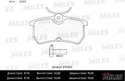 E110404 Колодки тормозные FORD FOCUS 98>05/FIESTA 12- задние SemiMetallic