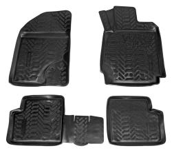 AIRLINE ACM-PS-79 Ковры для Toyota Corolla (00-07) (RHD), 4 шт., выс.борт, 3D с подпятником, ТЭП, черн.