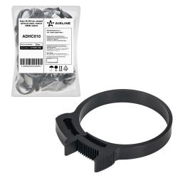 Хомут 49-54/9 мм, силовой зубчатый замок, пластик (ПА66) черный (ADHC010)