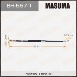Шланг тормозной передний R BH-557-1