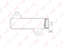 Натяжитель ремня ГРМ TOYOTA Land Cruiser Prado(120 / 150) 3.0D 02> PT-1021