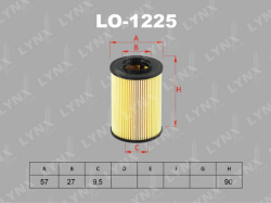 Фильтр масляный MB W169/W245 1.5-2.0 04- LO-1225