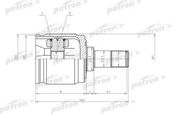 ШРУС PCV3009