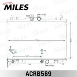 Радиатор NISSAN TIIDA 1.5/1.6/1.8 04- AT паяный acrb569