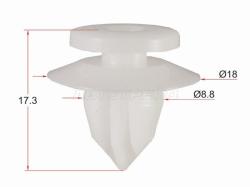 Клипса TOYOTA/LEXUS (1 шт.)