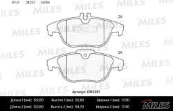 E410261 Колодки тормозные MERCEDES W204/X204 07- задние LowMetallic