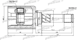 ШРУС PCV1745