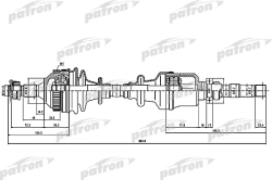 PDS1137 Полуось