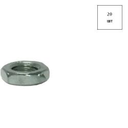 Гайка низкая М 48 DIN 439 оц. 20шт FORTLUFT sts021459