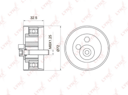 Ролик ремня ГРМ AUDI A4/A6/A8/VW PASSAT 2.8 YS505453