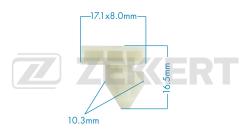 Клипса крепёжная Nissan (миним. кол-во заказа 10 шт) be-2004