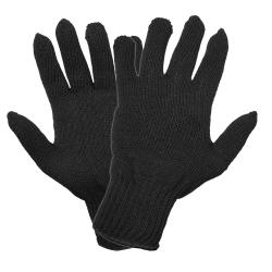 Перчатки трикотажные ПШ, черные, (1 пара) 7 класс/62г., мод.700 (ADWG028)