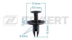 Клипса крепёжная Ford (миним. кол-во заказа 10 шт) be-1853