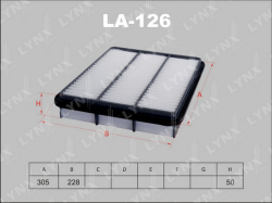 Фильтр воздушный TOYOTA LAND CRUISER 120 3.0D LA-126