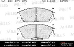 E100003 Колодки тормозные HYUNDAI ACCENT/GETZ передние SemiMetallic