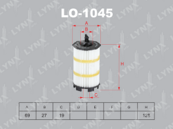 Фильтр масляный AUDI 4.2 FSI 05- LO-1045