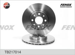 TB217014 Диск тормозной ALFA ROMEO 145/147 94-01/FIAT DOBLO 01-/PUNTO 01- передний вент.