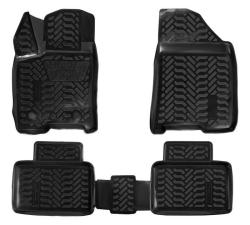 AIRLINE ACM-PS-07 Ковры для Лада Vesta (15-), 4 шт., (крепеж), выс. борт, 3D с подпятником, ТЭП, черн.