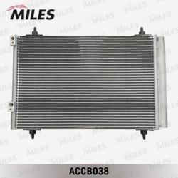 Конденсер CITROEN C4 / PEUGEOT 307/308 1.8/2.0/1.6D/2.0D 02- accb038