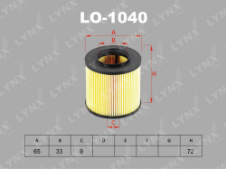 Фильтр масляный VW GOLF/JETTA/PASSAT 05-/AUDI A3/SKODA OCTAVIA 03- LO-1040