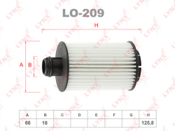 Фильтр масляный CHEVROLET 2.0 CRDI 06- LO-209